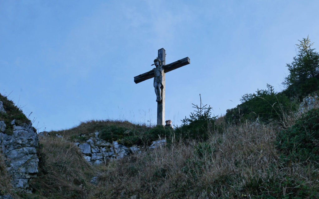 Kofel Gipfelkreuz Herbst