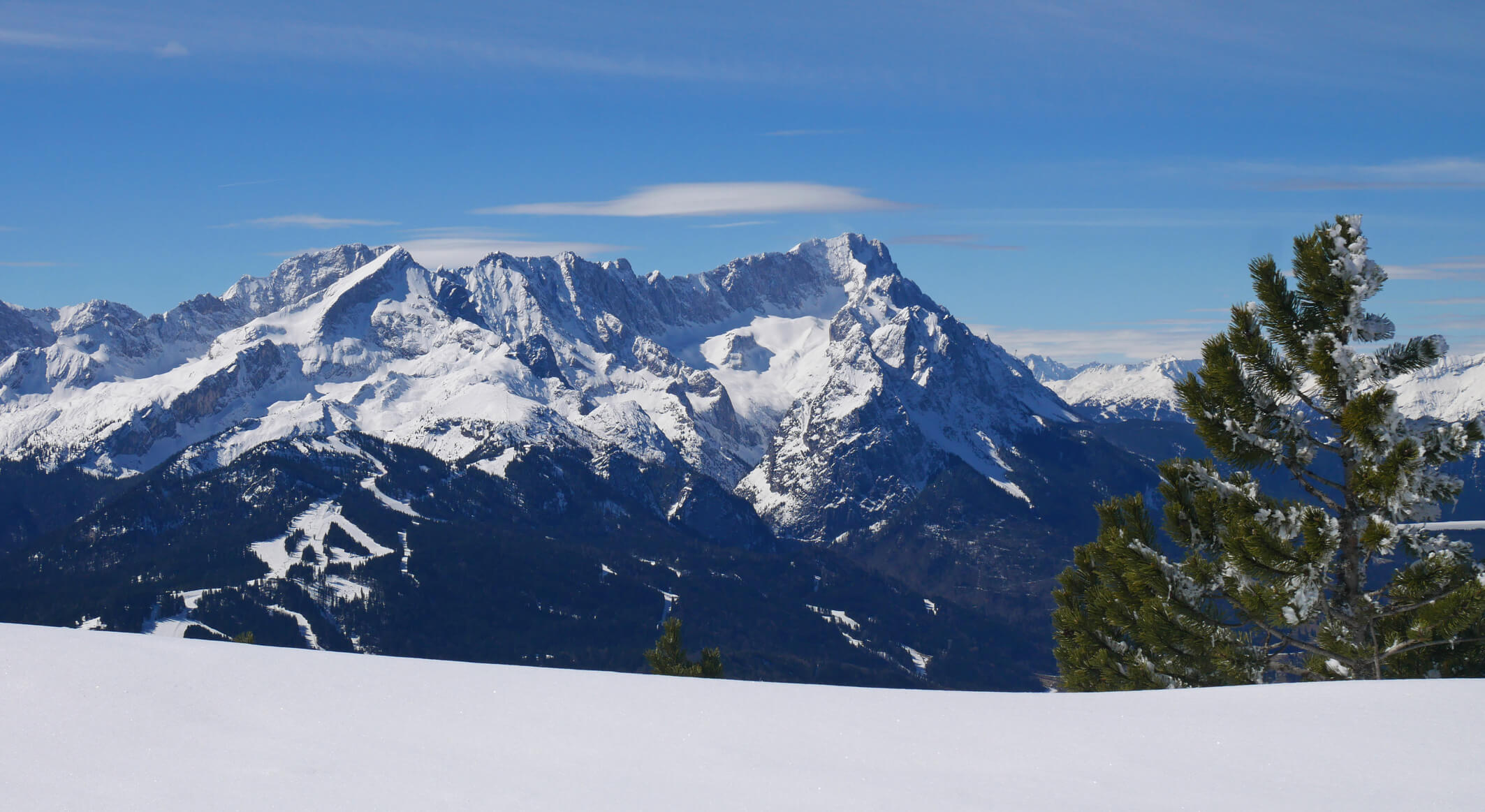 Wettersteingebirge vom Wank