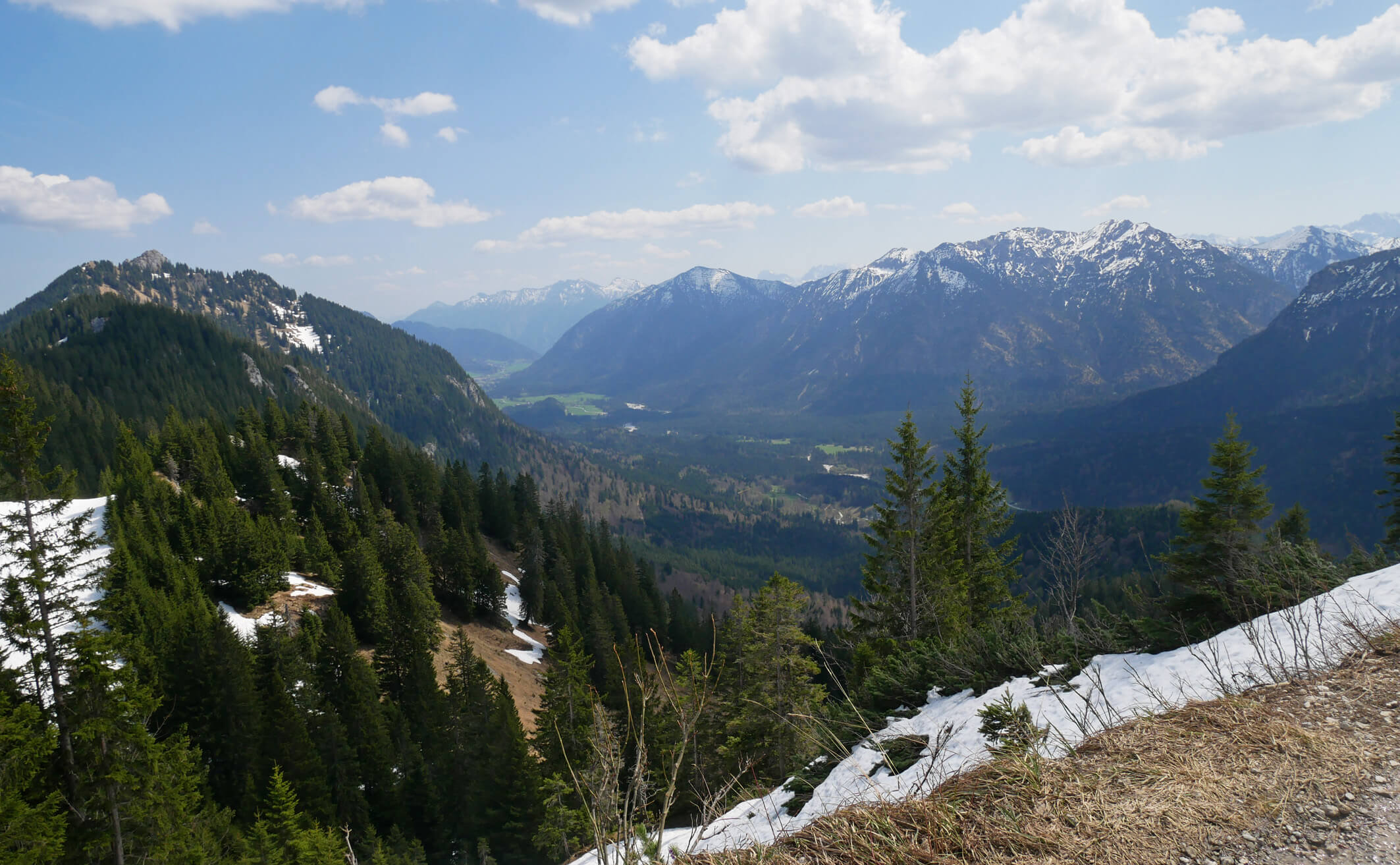 Brunnenkopf Ausblick Graswangtal