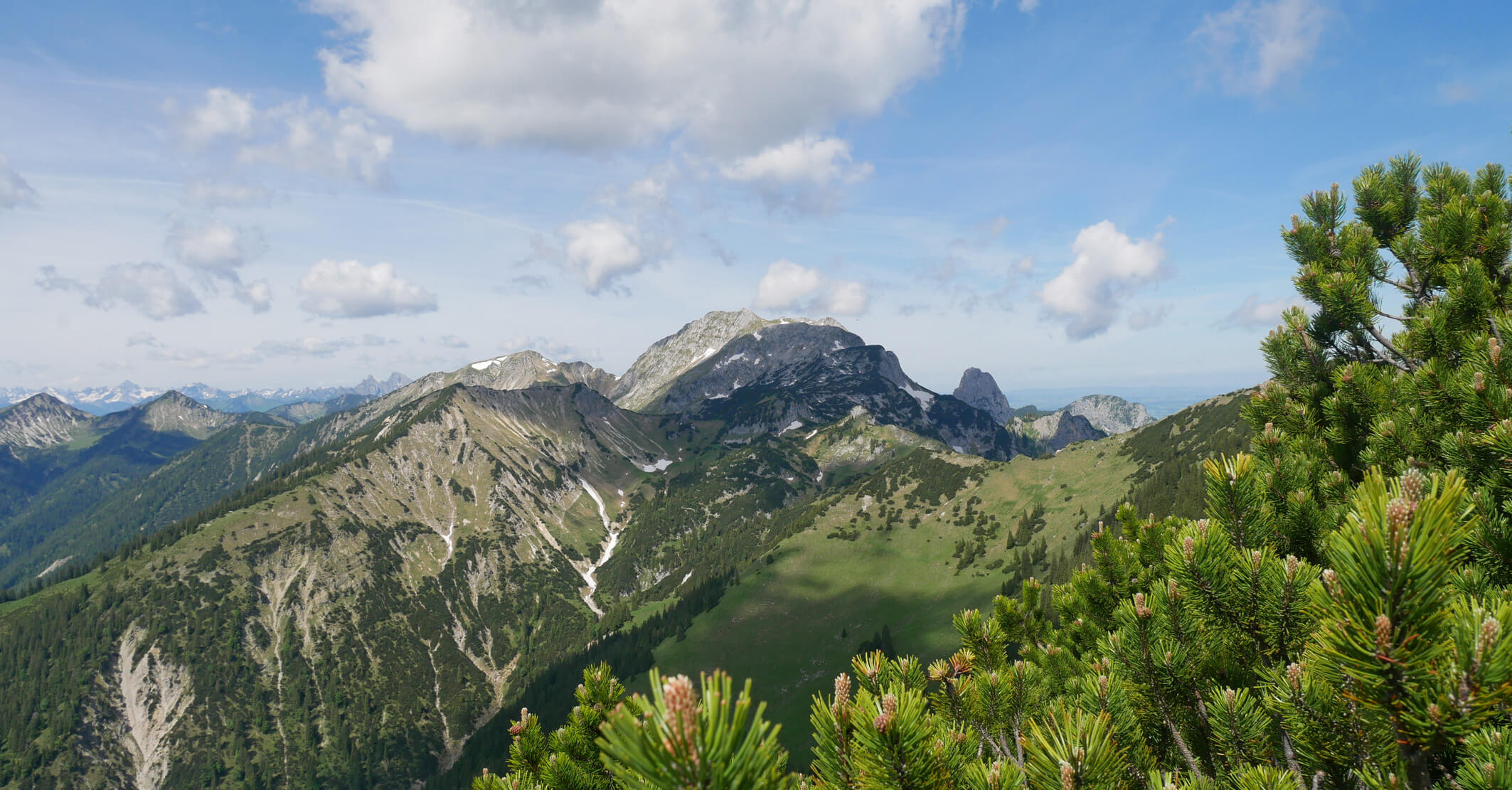 Ausblick Scheinbergspitze Ammergauer Alpen