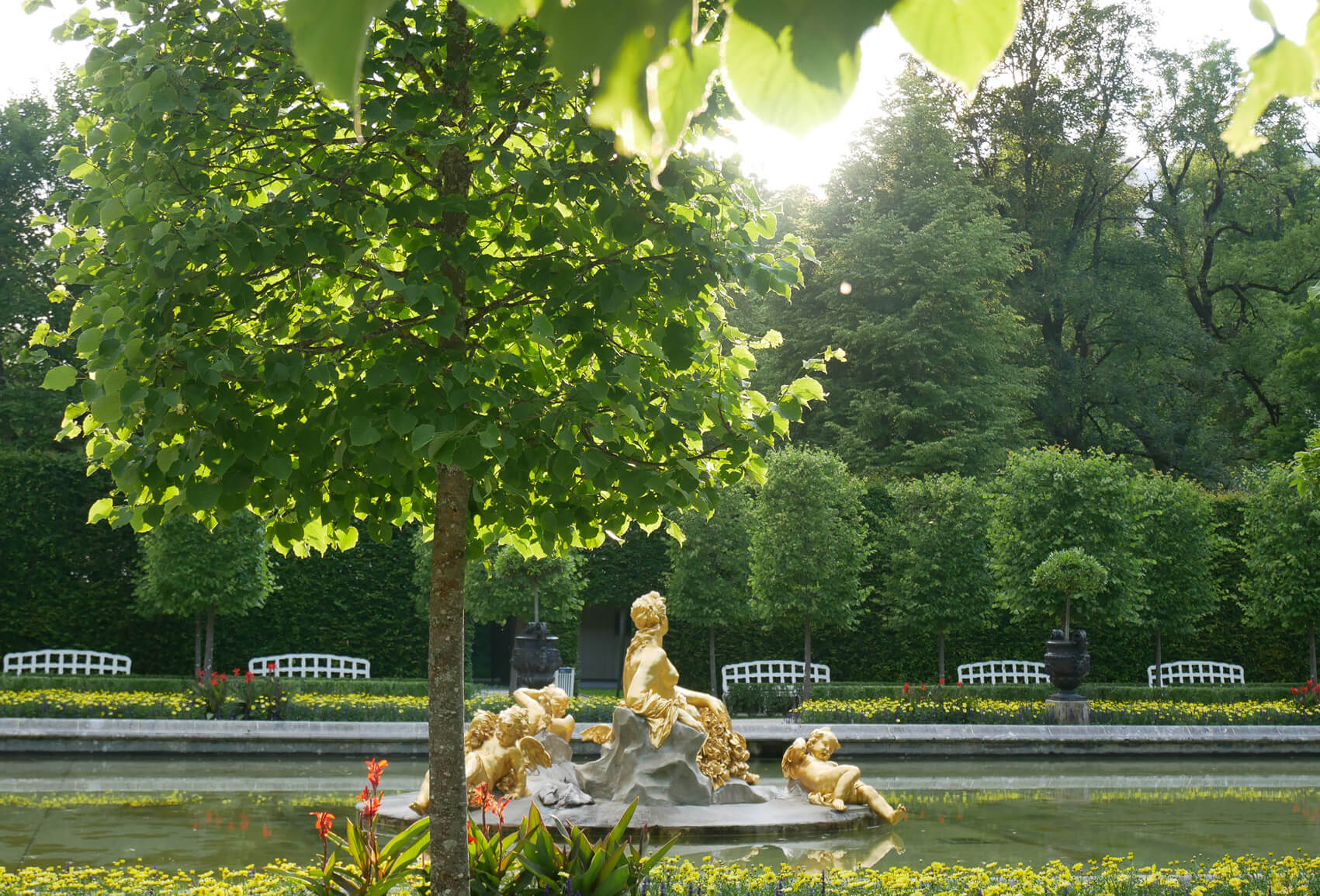 Linderhof Brunnenfiguren