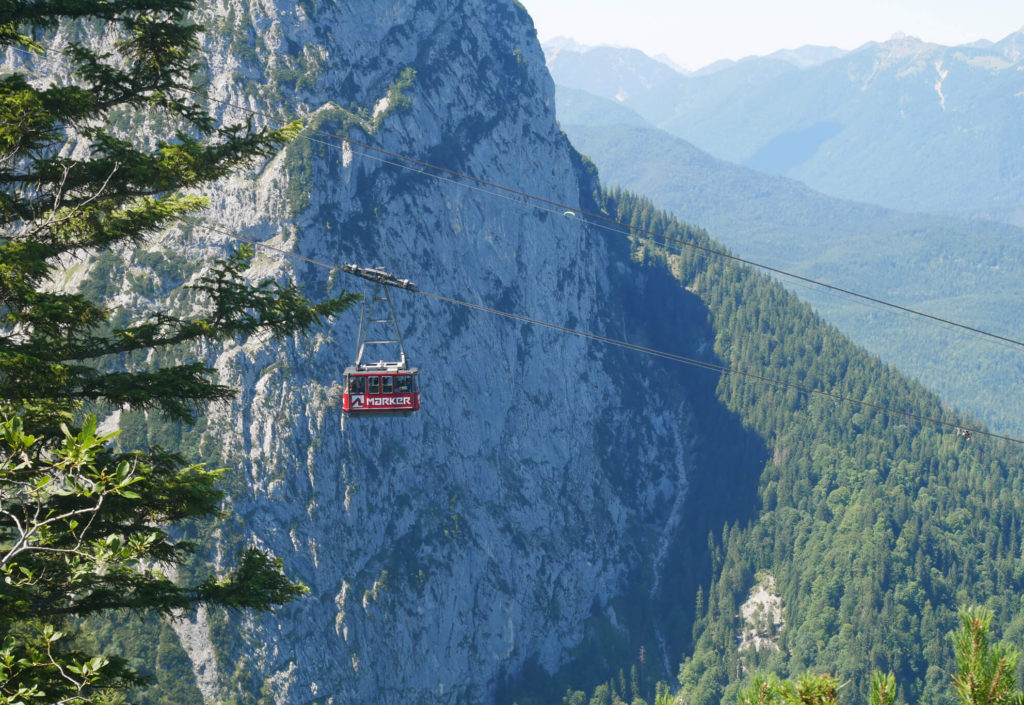 Alpspitzbahn fahrend