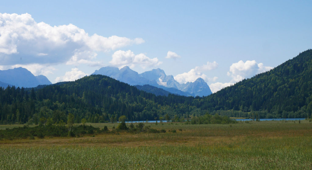 Barmsee Wettersteingebirge Ausblick