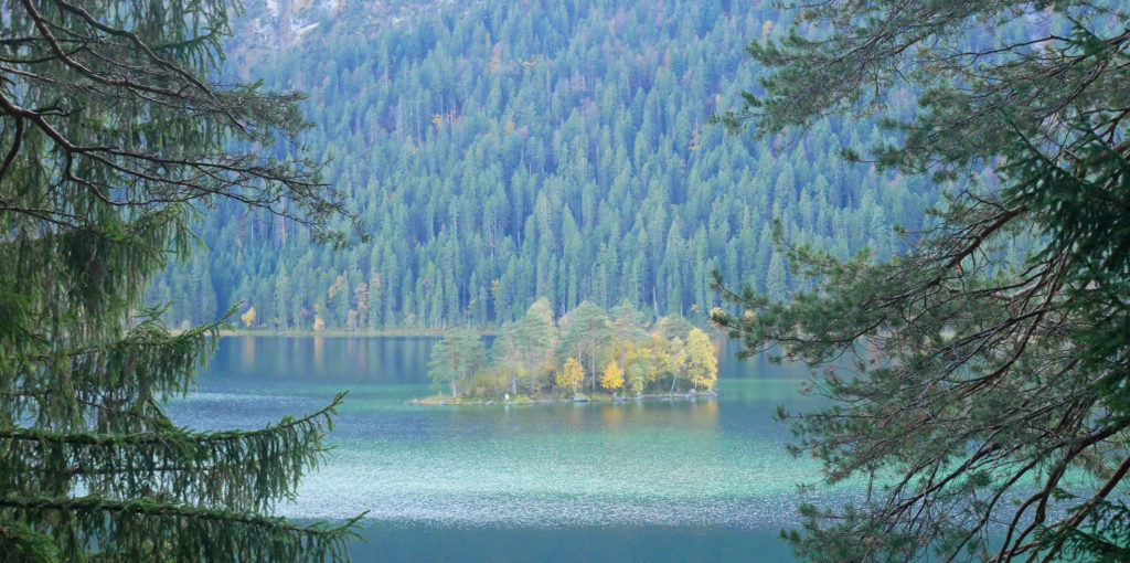 Eibsee Insel Herbst