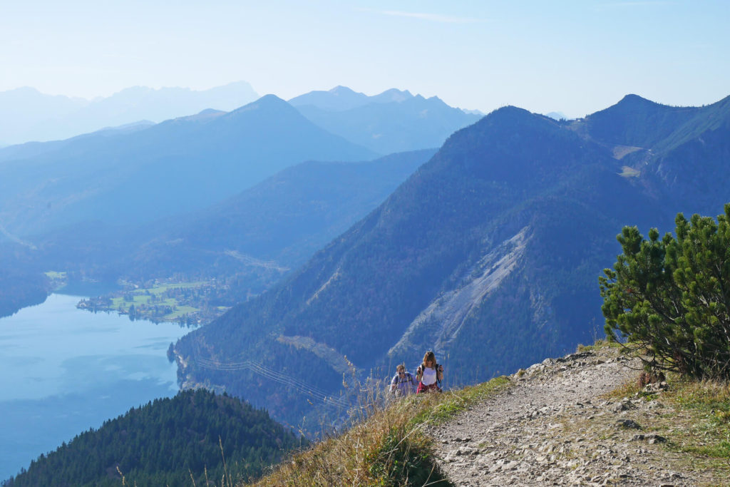 Jochberg Gipfel Blick