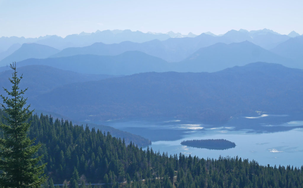 Jochberg Walchensee Blick