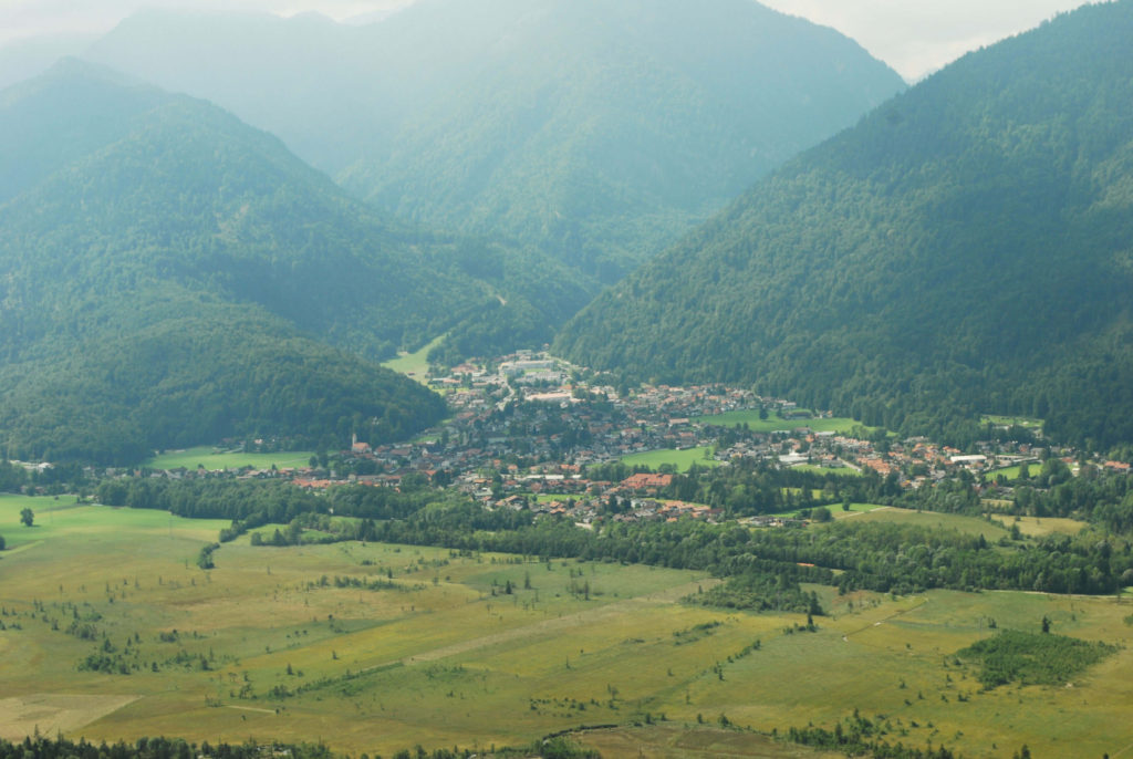 Teufelskapelle Blick auf Oberau