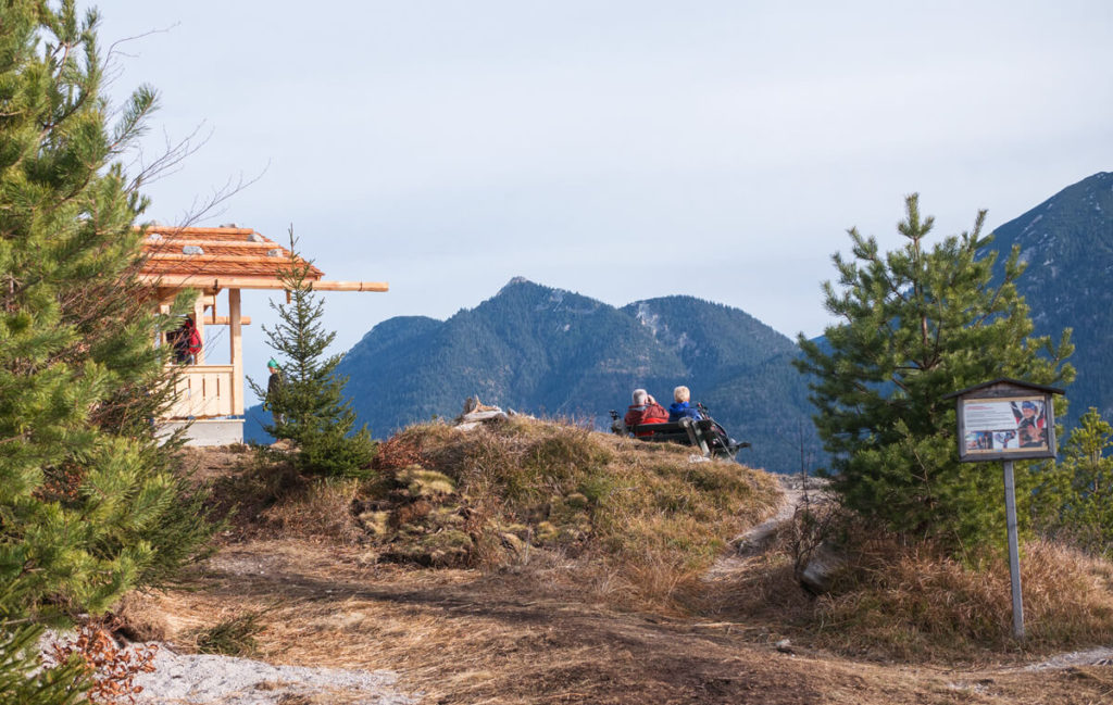 Krepelschrofen Hütte Gipfel