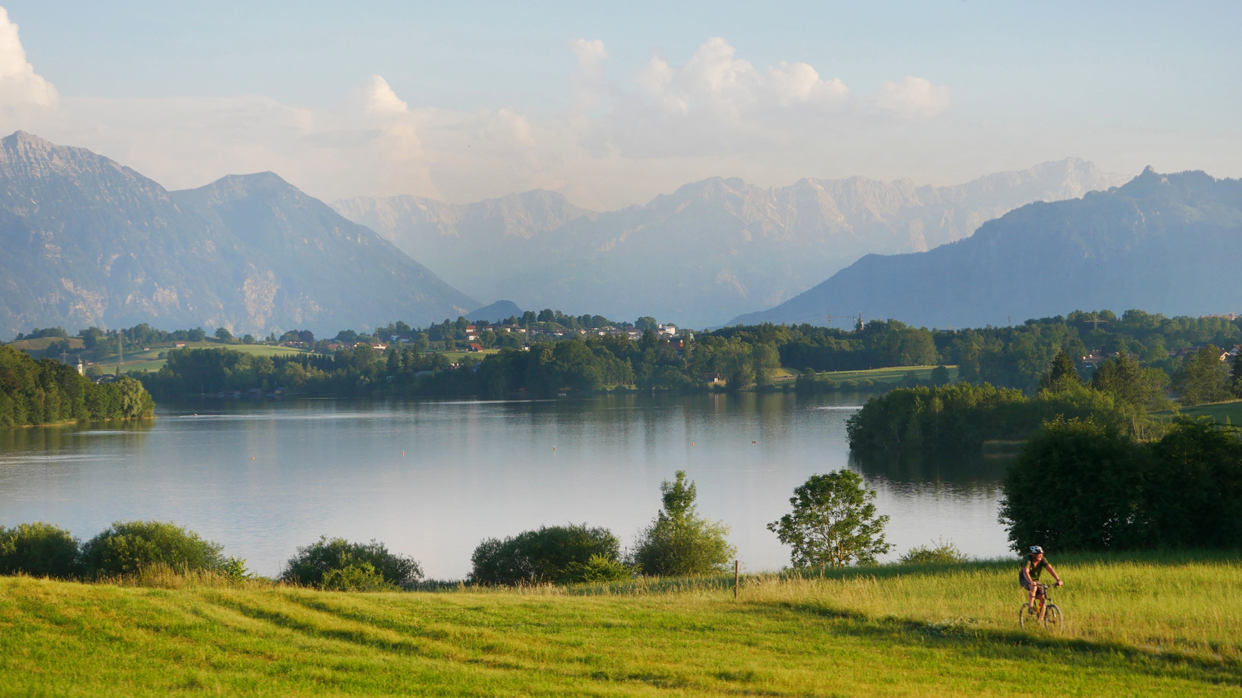 Riegsee Wettersteingebirge Aussicht